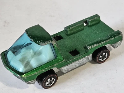 1969 Hot Wheels Redline Heavyweights Tow Truck Green 1:64 Scale - Image 1 of 4