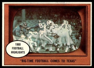 1960 Topps Ex Big Time Football Comes To Texas #19 - Picture 1 of 2