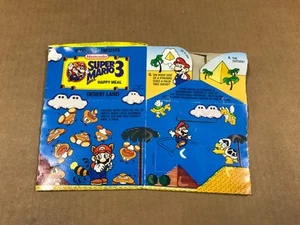 Caja Happy Meal McDonald's Super Mario 3 1990 vintage - Imagen 1 de 10