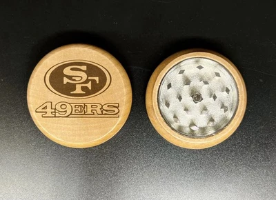 SF 49ers Doble Lado Grabado Madera Cocina Hierba Molinillo Pop Regalo Foto 1 de 4