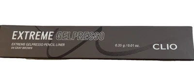 Clio Gelpresso Extreme Pencil Liner 04 Grey Brown Eyeliner Korean Cosmetics - Image 1 of 4