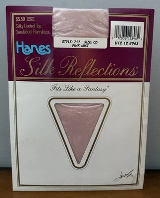 Pantimedias de Colección 89 Hanes Silk Reflections Control Top Sandalia CD Rosa Niebla 717 Foto 1 de 4