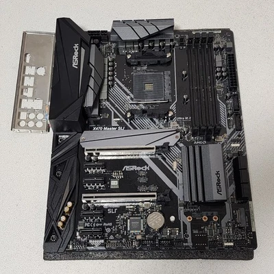 Panel MSI X470 Mater SLI IO incluido Socket AM4 ATX Motherboard Ryzen5000 Series - Imagen 1 de 4