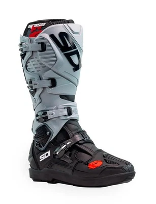 Sidi Crossfire 3 SRS Black Ash Grey Mx Boots Motorcycle Motocross Enduro