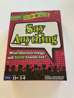SAY ANYTHING GAME Family Fun Party Board Game 30 Awards ~ Factory Sealed NEW - Image 1 of 2
