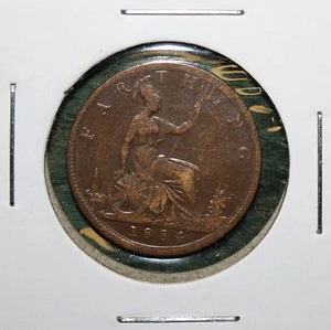 1884 GRAN BRETAÑA FARTHING - MONEDA DEL REINO UNIDO - ALTA CALIDAD - Imagen 1 de 3