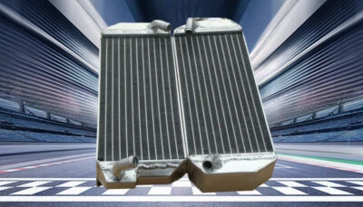 FOR Suzuki DRZ400 DRZ 400 E DRZ400E DR-Z400E Y K1 2000-2001 00 Aluminum radiator - Image 1 of 4