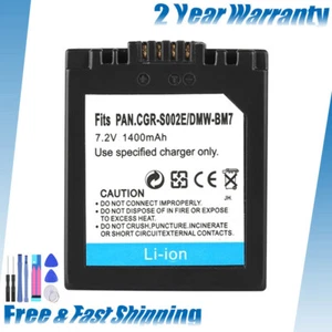 Premium Battery for Panasonic CGR-S002E, Lumix DMC-FZ1A, CGA-S002E, CGR-S002 NEW - Picture 1 of 7