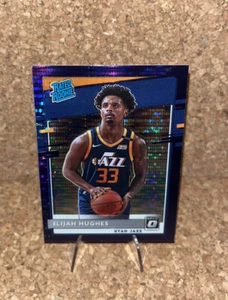 2020-21 Donruss Optik Elijah Hughes bewertet Rookie lila Pulsar Prizm SP #192 - Bild 1 von 2