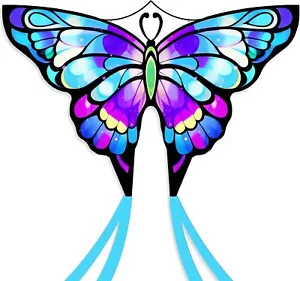 Butterfly Kite for Kids & Adults, Easy to Fly Big Kite for Beginners - Picture 1 of 8