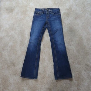 KUT from Kloth so niedrige Bootcut Jeans Damen 4 blau Stretch Denim - Bild 1 von 13