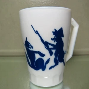 Hazel Atlas 4 ounce Three Little Pigs Mug circa 1940's - Picture 1 of 10