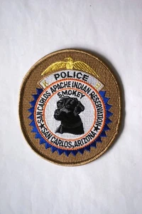 San Carlos Apache Indian Reservation Police K-9 (Smokey) patch, Arizona - Picture 1 of 1