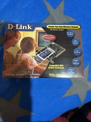MUSEUM PIECE. D Link PCMCIA Wireless Adaptor. New Sealed - Image 1 of 3