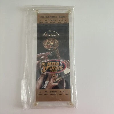 1998 Chicago Bulls NBA Finals Game 1 Souvenir Ticket Michael Jordan's Last Dance - Image 1 of 4