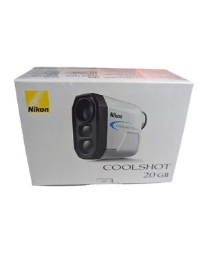 Nikon COOLSHOT 20 GII гольф лазерный дальномер 6-800 ярдов диапазон, белый, 16667 новый - Изображение 1 из 3