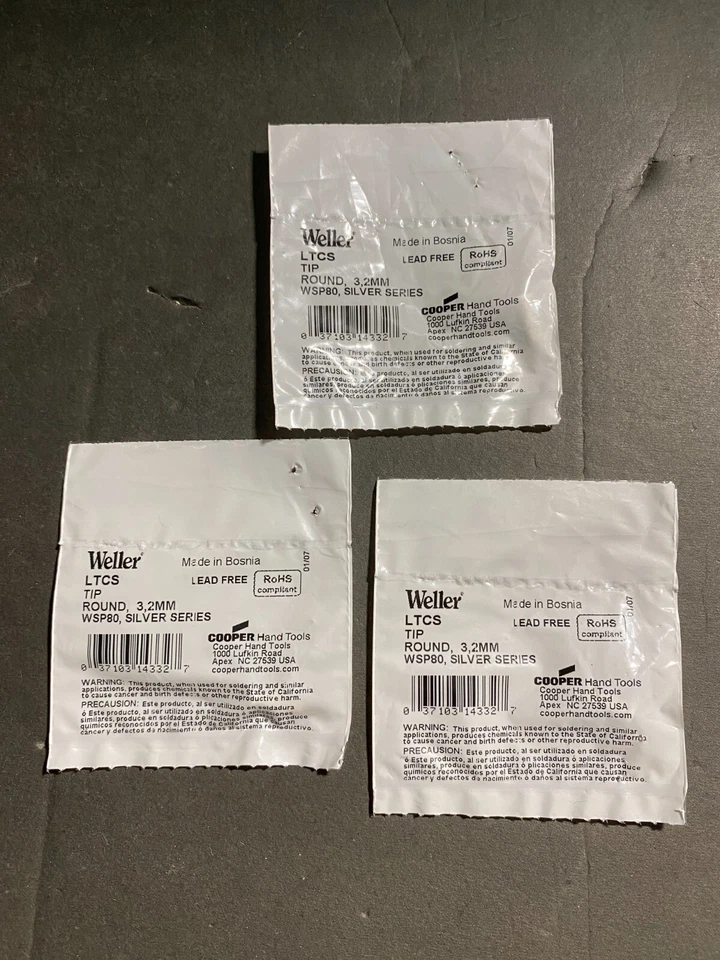 Weller LTCS Soldering Tip LT Series Round 3.2mm