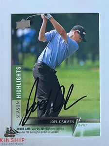Joel Dahmen signed 2024 Upper Deck Trading Card Golf Full Swing Netflix Auto R76 - Picture 1 of 1
