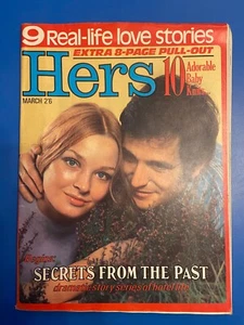 Hers Magazine March 1970 Real Life Stories, Fashion, Knitting & Cookery 529F - Imagen 1 de 2