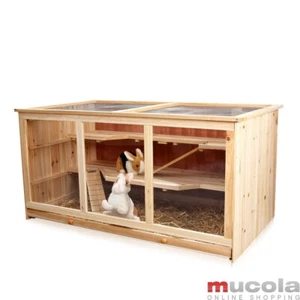 Nager Käfig Hamster Mäuse Kleintier Ratten Holzkäfig Holzvilla Kaninchenstall - Bild 1 von 7