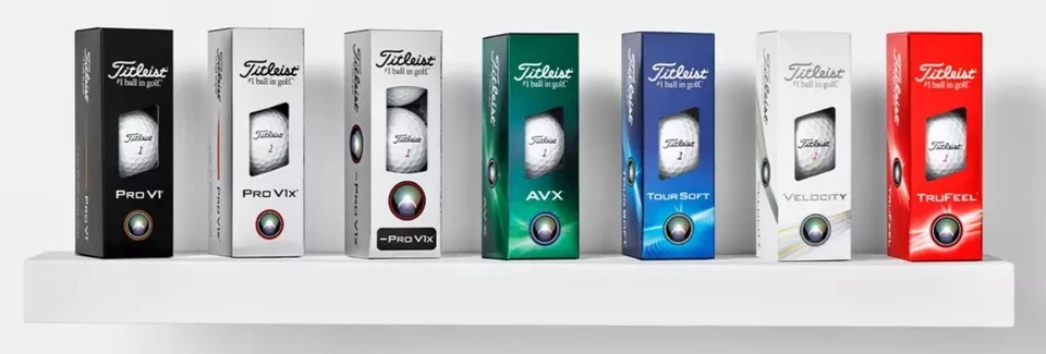 Nagelneue TITLEIST Golfbälle PORTOFREI alle Modelle