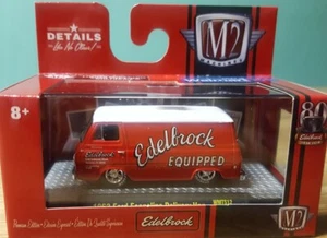 M2 Machines Edelbrock 1963 Ford Econoline Delivery Van 1:64 Real Rubber Tires - Picture 1 of 10