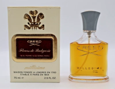 Creed Fleurs de Bulgarie 75 ml/2,5 oz Vintage Auténticos Finescents ¡LEER POR FAVOR! Foto 1 de 4