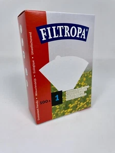 Filtropa White Coffee 1-1 Box 100 count No. 1 Filter - NEW - Picture 1 of 1