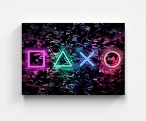 Lienzo no tejido IMÁGENES DECORATIVAS PlayStation murales XXL salón impresión abstracta - Imagen 1 de 6