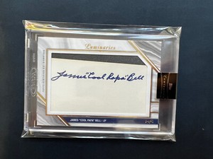 2022 Topps Luminaries JAMES COOL PAPA BELL Auto 1/1 True One Of One HOF Bold Sig
