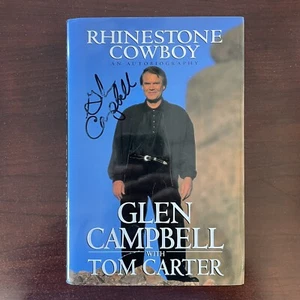 Glen Campbell SIGNED “Rhinestone Cowboy: An Autobiography” 1st Edition HC Book - Picture 1 of 7