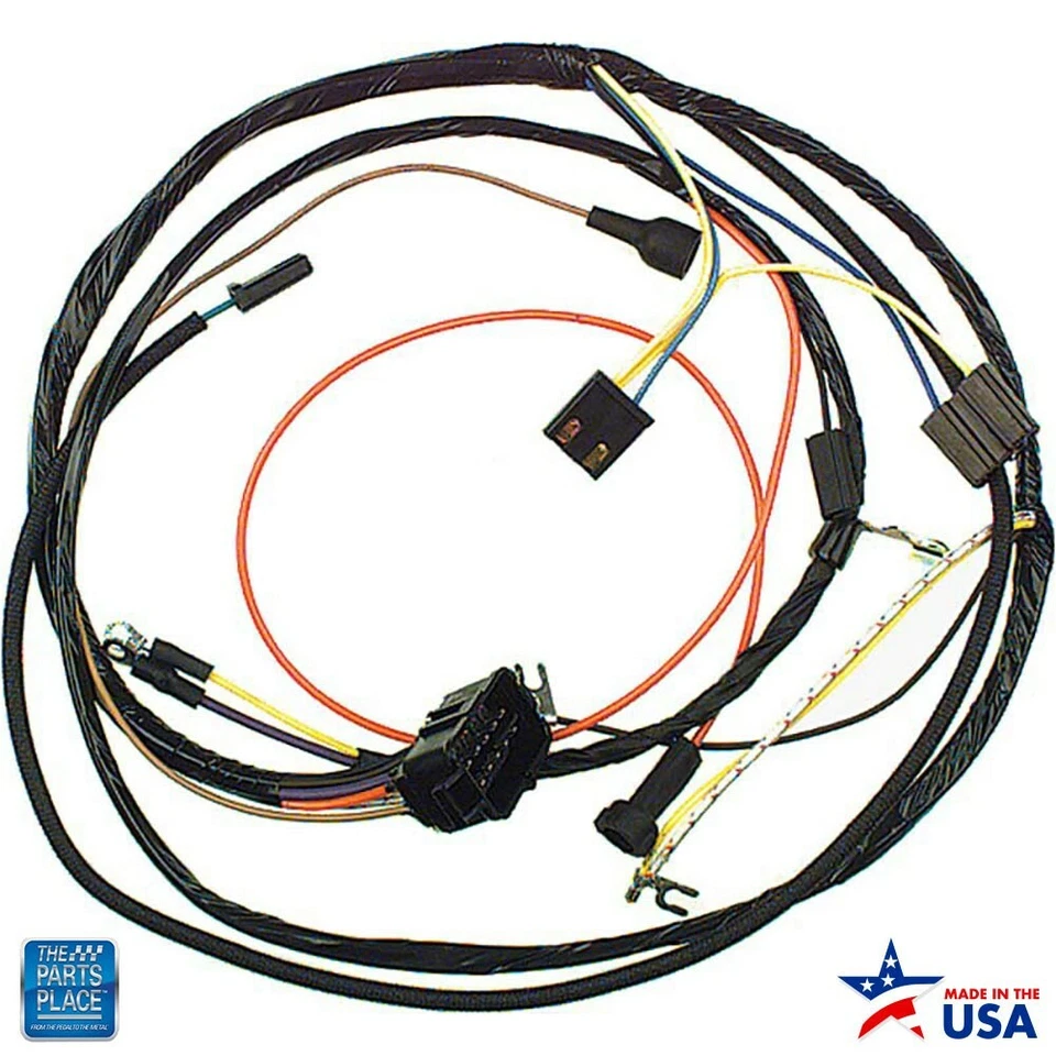Arnés de cableado del motor Chevy 77 6 cilindros con opción de emisión NB2 California Foto 1 de 1