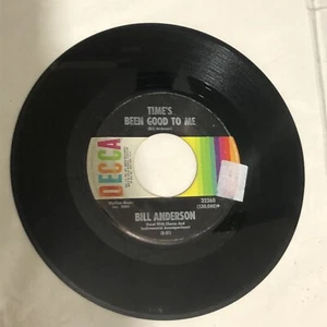 Bill Anderson Happy State Of Mind Record 45 Vinyl Decca Records - Picture 1 of 2