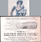 Quack Electric Toothache Nerve Cure All Pain Victorian Medical Device Trade Card
