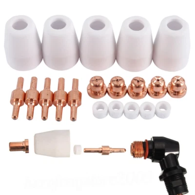 PT-31 CT312 CUT40/50 Plasma Cutter Cutting Torch Consumables 20pcs Tips Nozzles  - Image 1 of 4