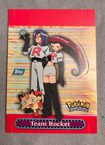 TOPPS POKEMON SERIES 3 TEAM ROCKET #5 POP UP CARD TV ANIMATION