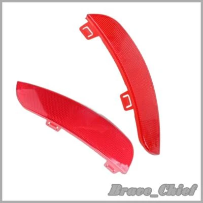 Ajuste Volvo S40 V50 08-12 A Par Parachoques Trasero Reflector Lámpara Luz Lente Rojo R+L Foto 1 de 4