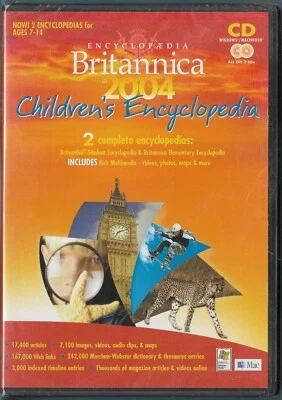Encyclopaedia Britannica 2004, Children's Encyclopedia (PC/MAC, 2004)  - Image 1 of 2