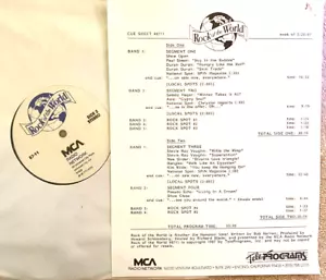 3/20/87 ROCK OF THE WORLD, PSEUDO ECHO, NEW ORDER, KIM WILDE, BANGLES, ASIA - Picture 1 of 1