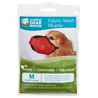 HEAVY DUTY COMFORT DOG MUZZLE Mesh Quick-Fit,Adjustable,Safer GROOMING TRAINING