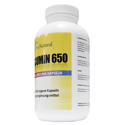 Kurkuma Extrakt - 360 Curcuma Kapseln Extra Hochdosiert Kurcuma - 95% + - Bild 1 von 4