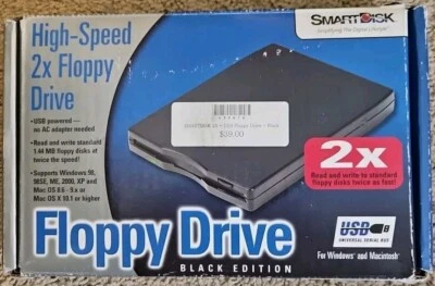 SmartDisk High-Speed 2x Floppy Drive Black edition - Image 1 of 3