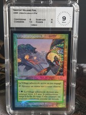 Mrm fr/vf foil tree village-treetop village grade 9 mint mtg ulg