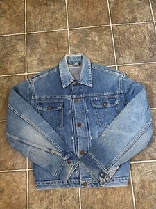 Vintage 1960's Wrangler Blue Bell Denim Jeans Jacket #8 - Picture 1 of 24