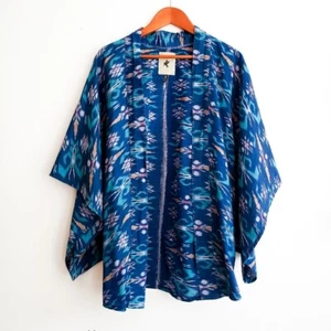ONE TEASPOON ANTHROPOLOGIE Cotton  IKAT Haori  KIMONO TOP Size 6 Med  - Picture 1 of 4