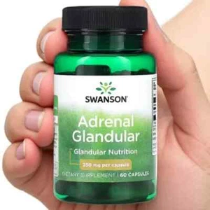 Swanson, Nebenniere, 350 mg, 60 Kapseln - Bild 1 von 1