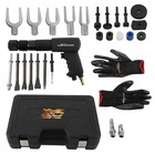 Complete Air Hammer Tool Kit Professional Grade with Case 2100BPM 90PSI