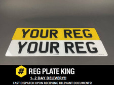 Pair 3D Gloss Black Domed Resin Gel Number Plates – Front & Rear – Road Legal UK - View #4