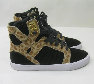 NUEVO SUPRA Sky Top sw1802 Negro Guepardo Zapatos Deportivos ZAPATILLAS Mujer TALLA 7.5 Foto 1 de 4
