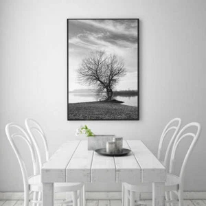 Black & White Tree Wall Art Print. Great Minimalist Decor - Bild 1 von 4
